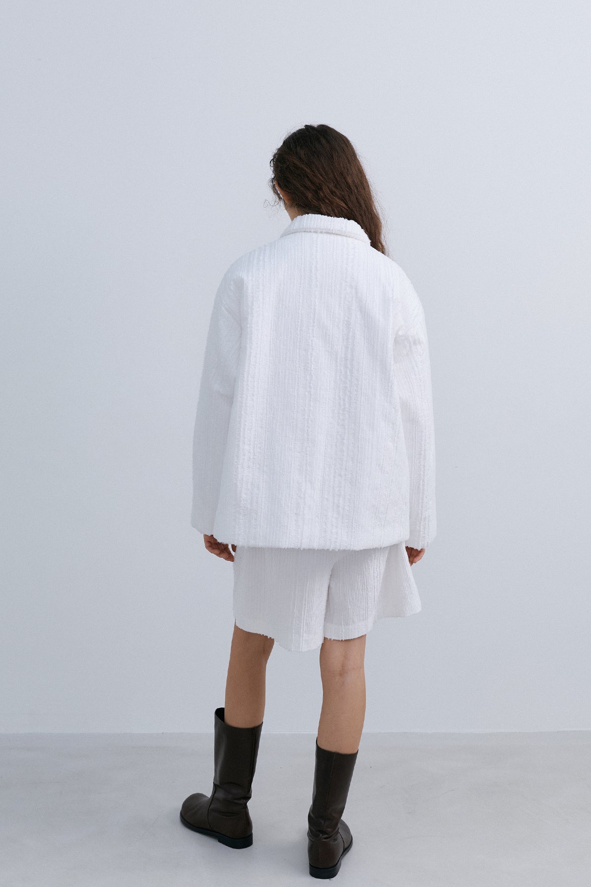ORIGAMI QUILTED JACKET - WHITE