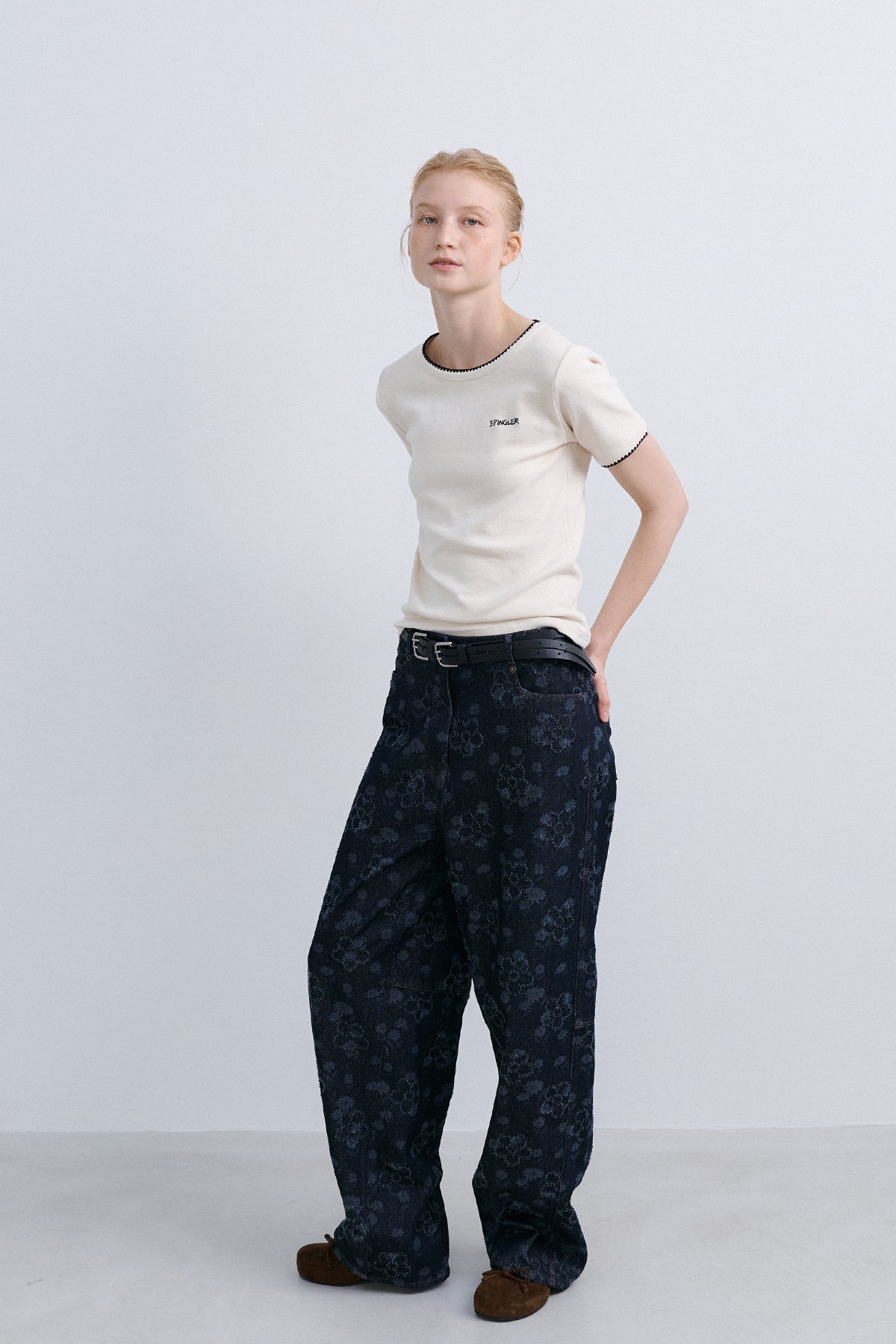 MELO STITCH TOP - CREAM