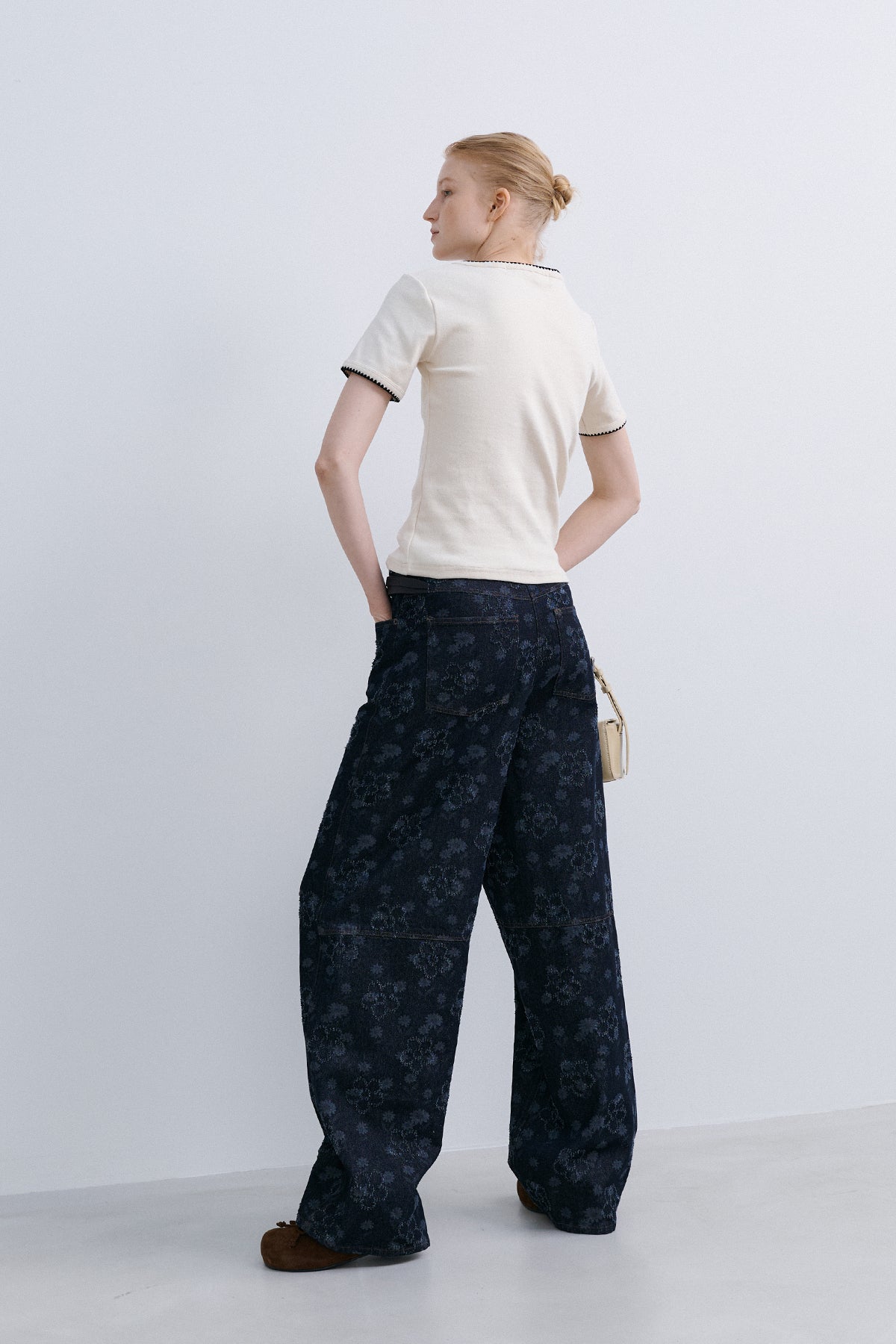 MELO STITCH TOP - CREAM