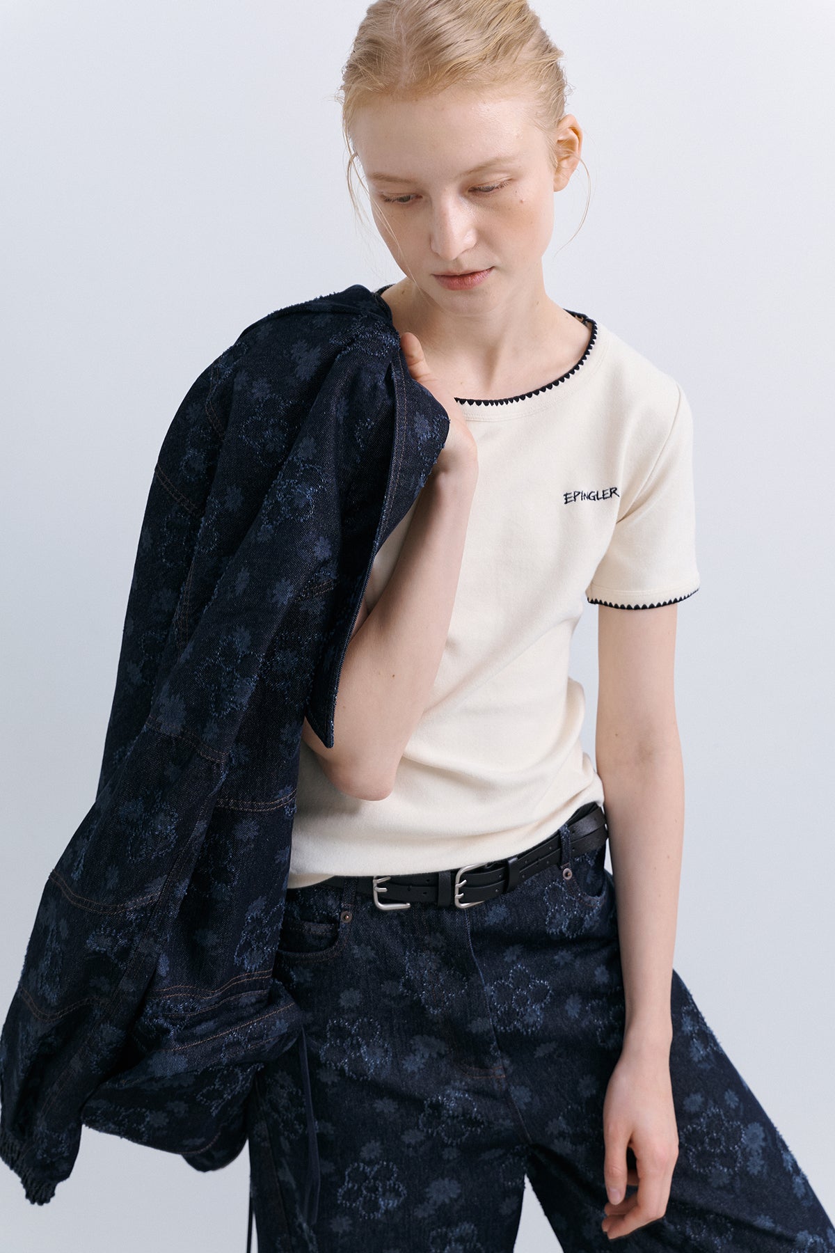 MELO STITCH TOP - CREAM