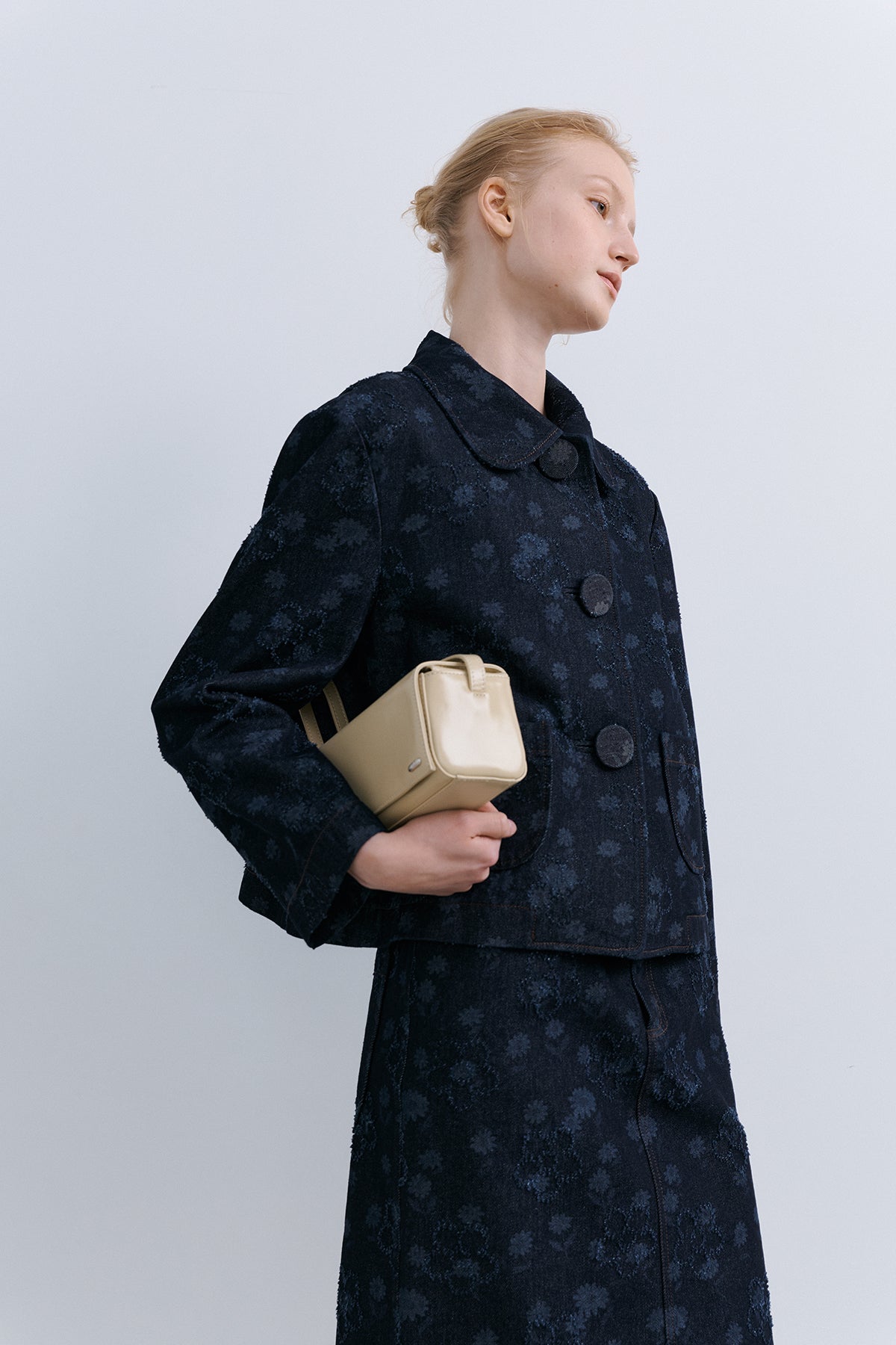 TULIP JACKET - FLOWER DENIM