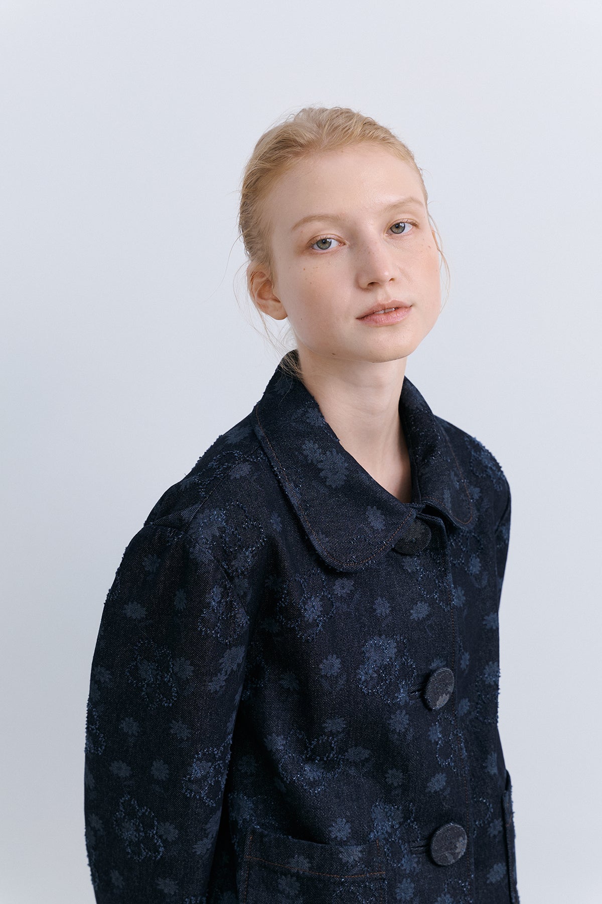 TULIP JACKET - FLOWER DENIM