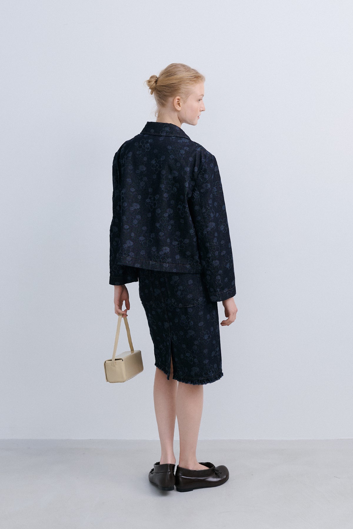 TULIP JACKET - FLOWER DENIM