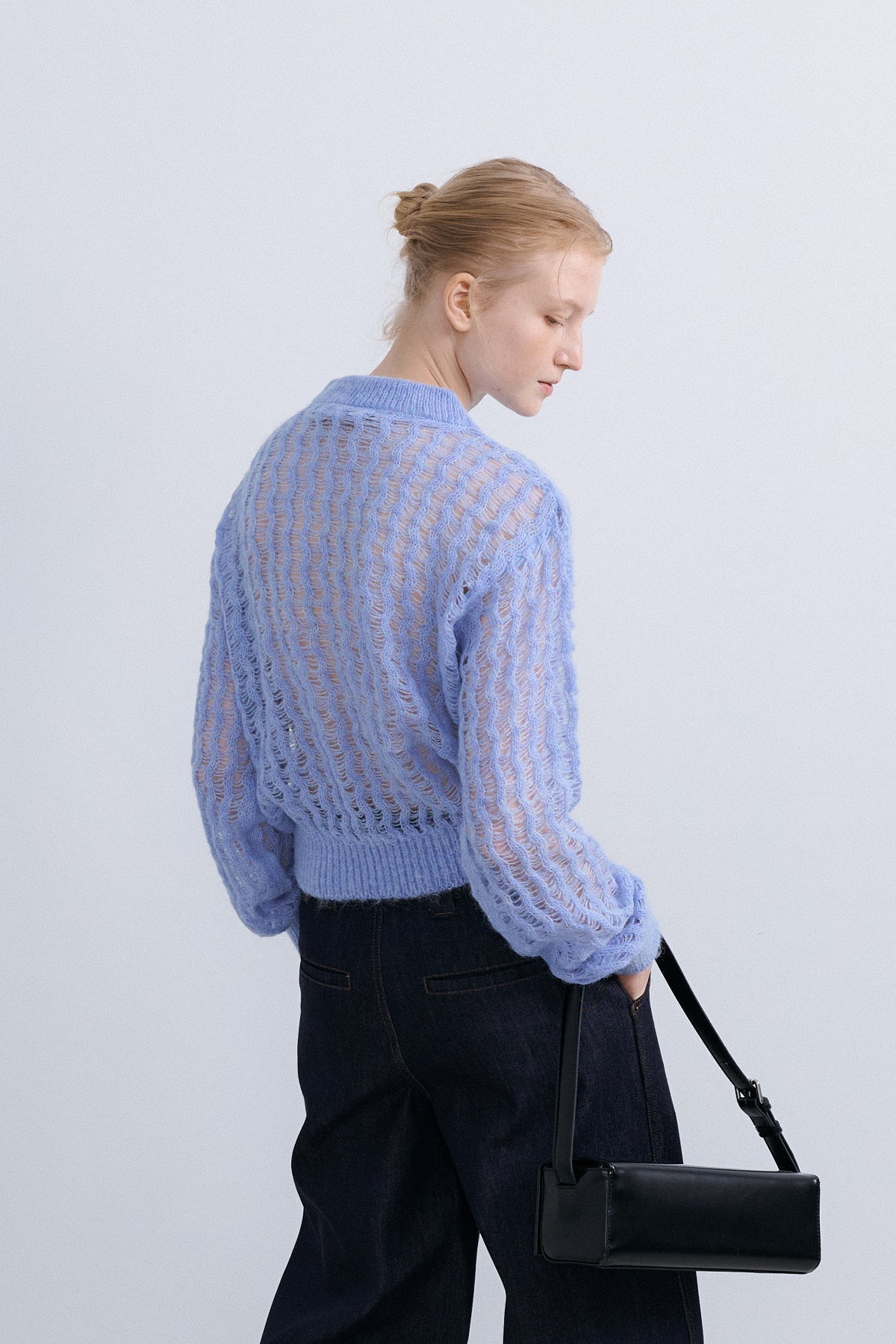 SUMMER WOOL COLOR KNIT - BLUE