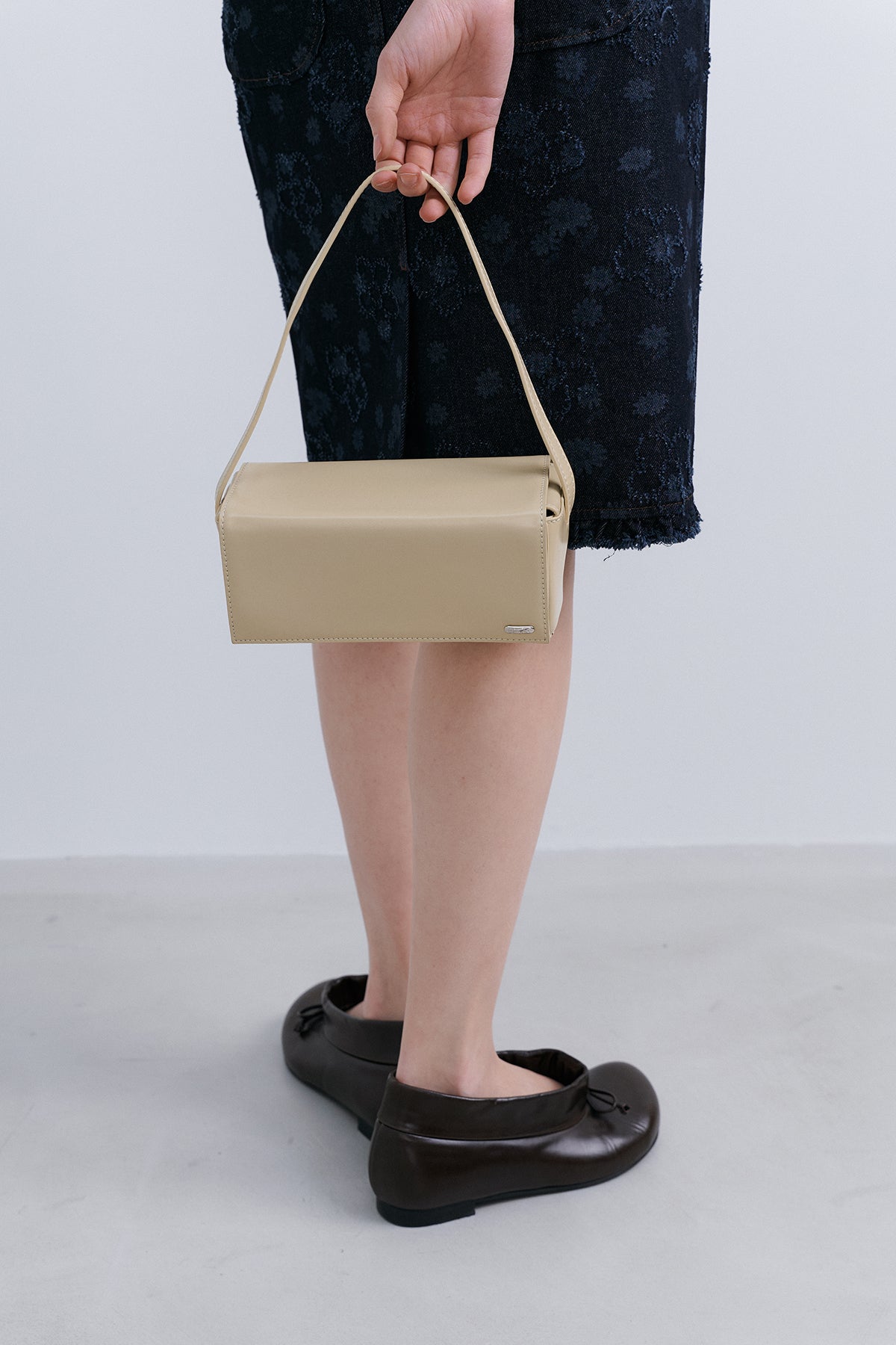 TULIP SKIRT - FLOWER DENIM