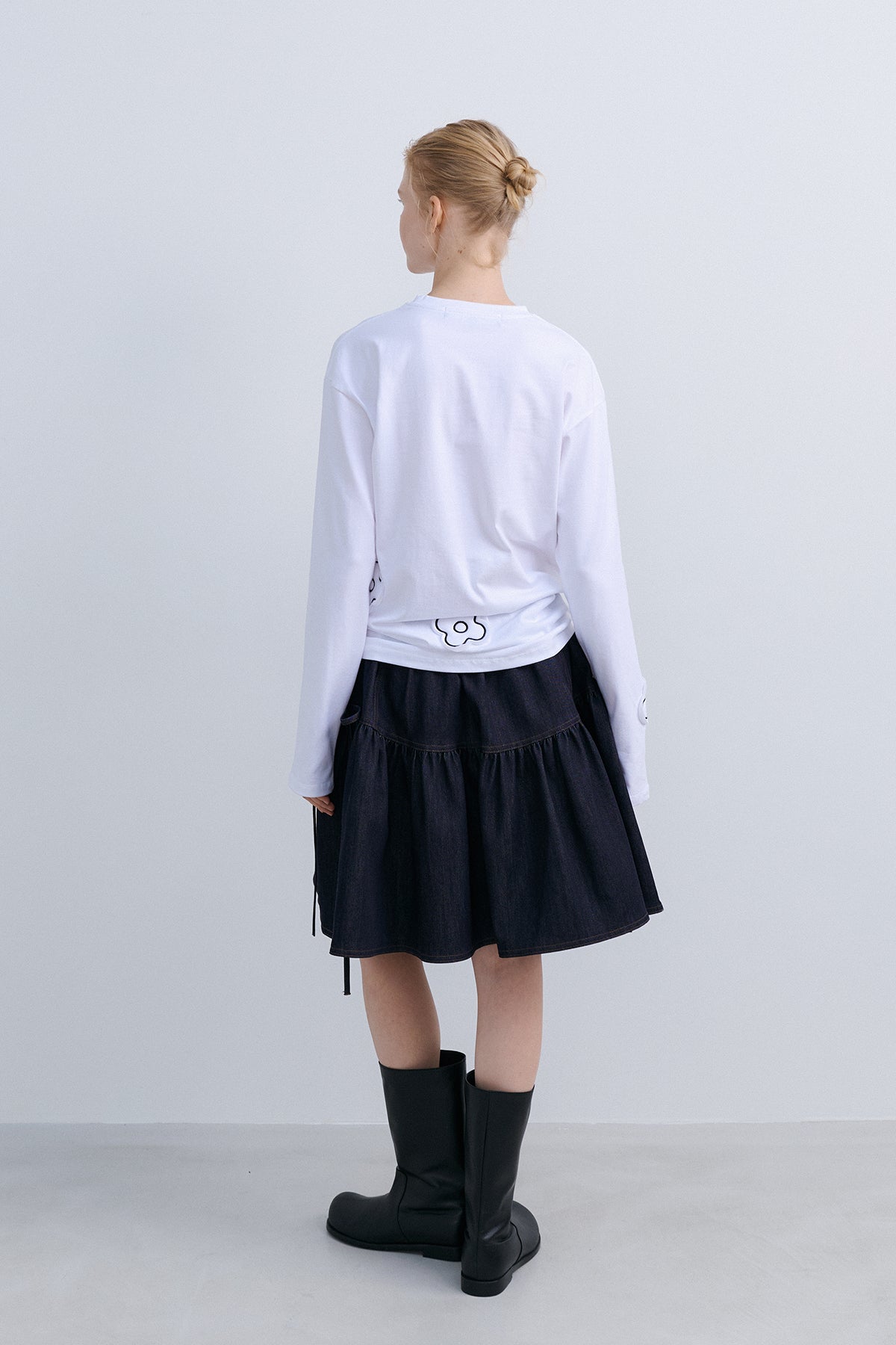 CUSION APLIQUE TOP - WHITE