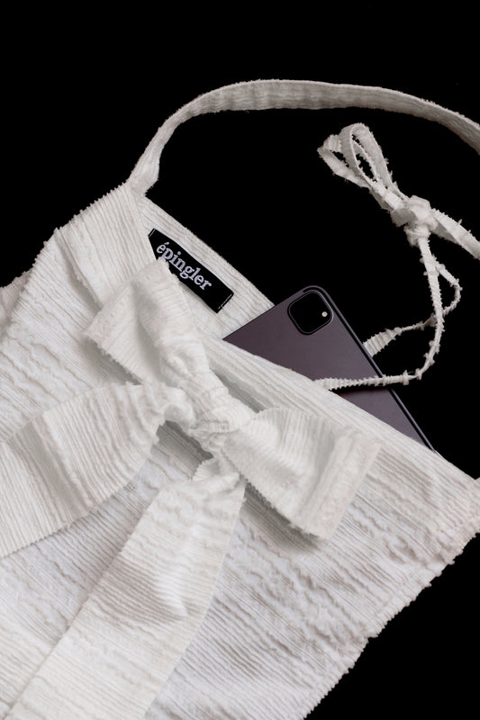 ORIGAMI RIBBON SHOPPER BAG
