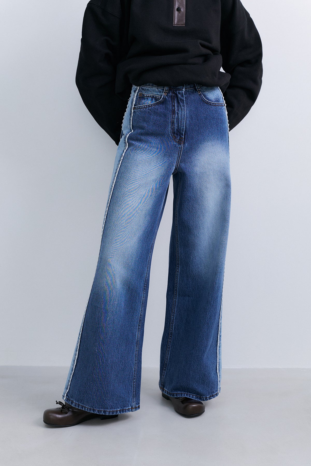 DENIM LACEBOUND - LIGHT BLUE