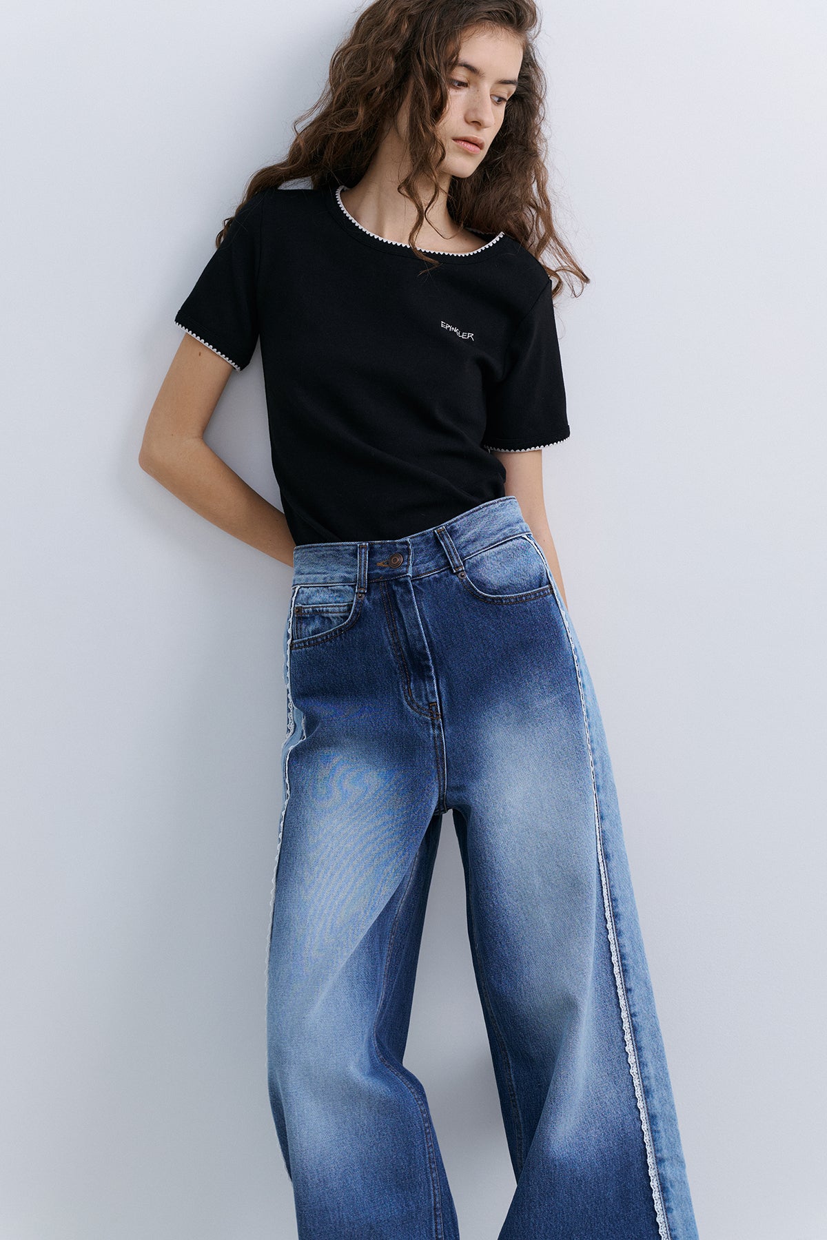 DENIM LACEBOUND - LIGHT BLUE