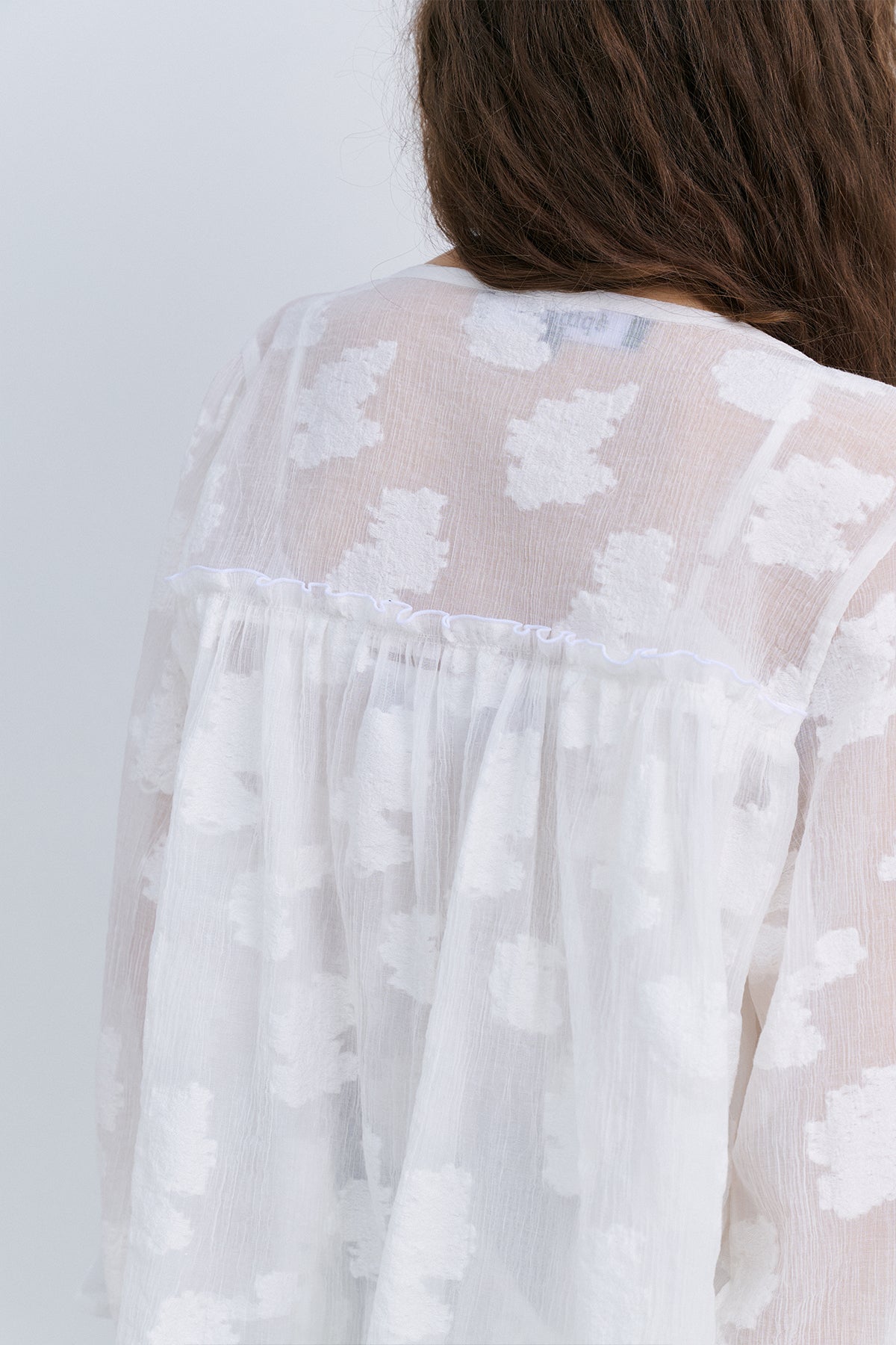 LEAF CARDIGAN - IVORY