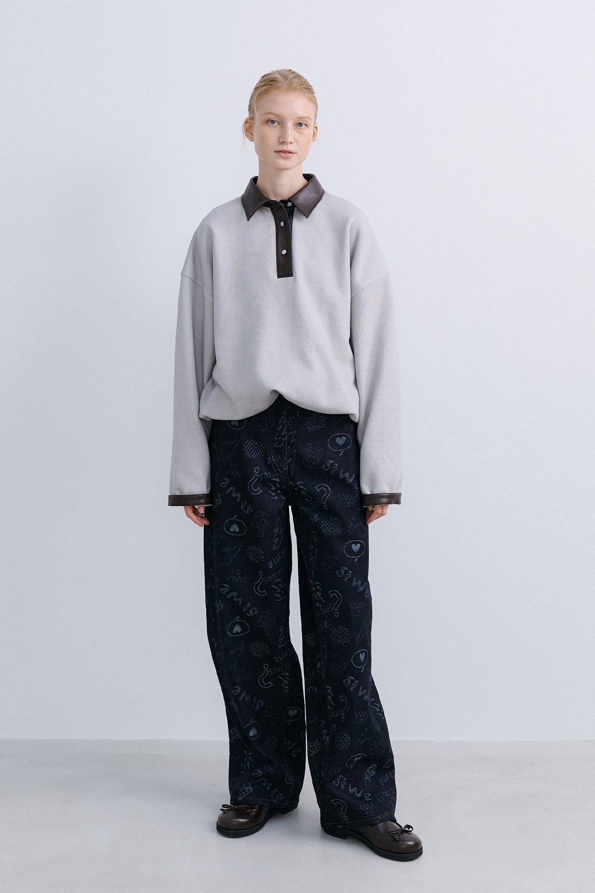 SKETCHED DENIM - NAVY