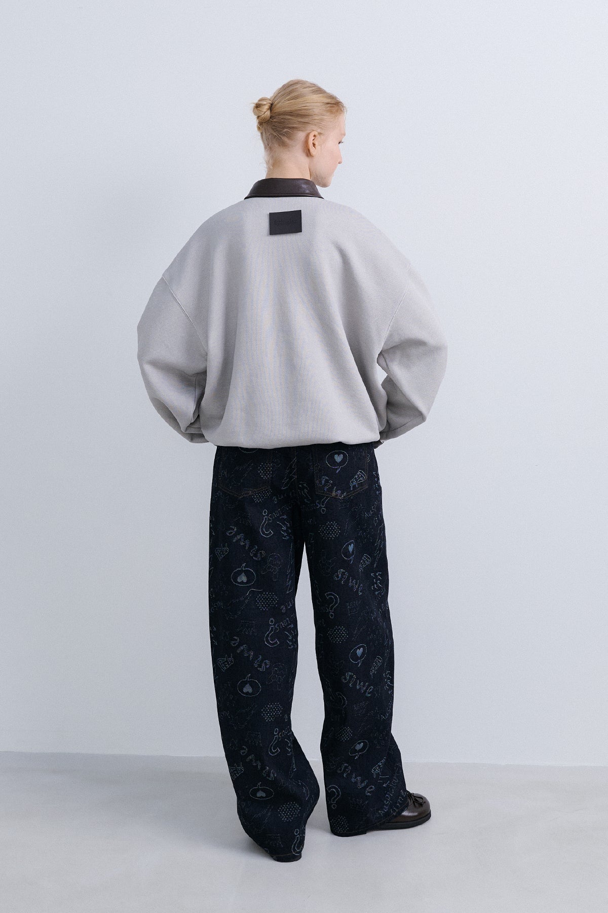SKETCHED DENIM - NAVY