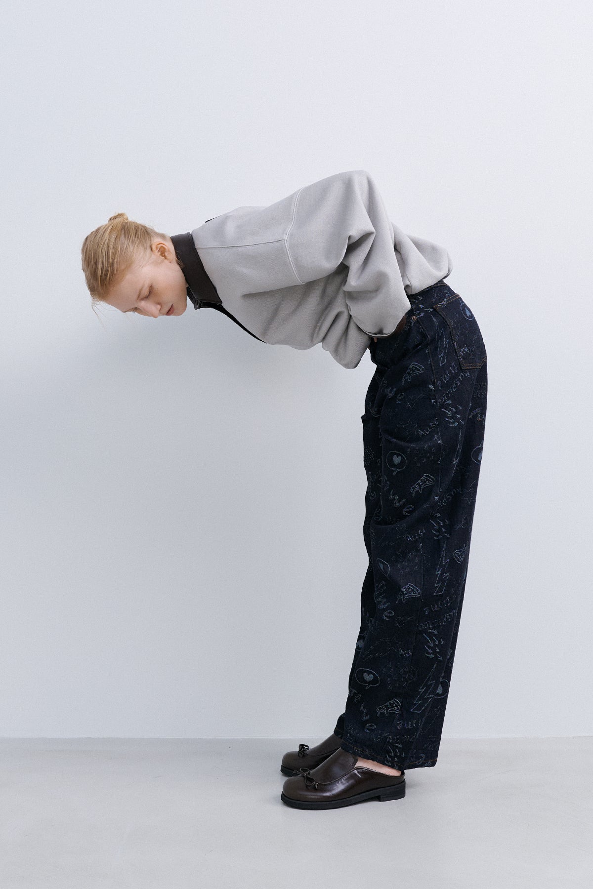 SKETCHED DENIM - NAVY
