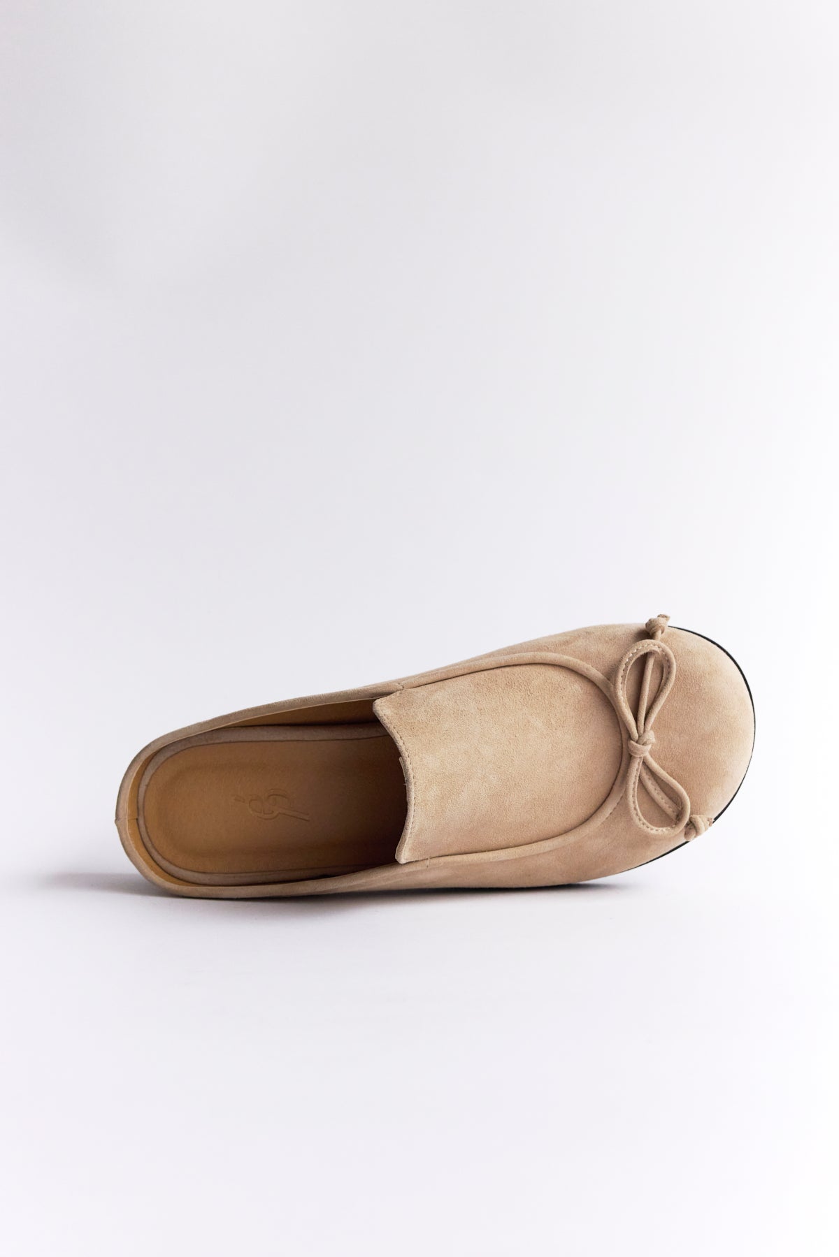 DUMPLING RIBBON MULE - DEEP BEIGE
