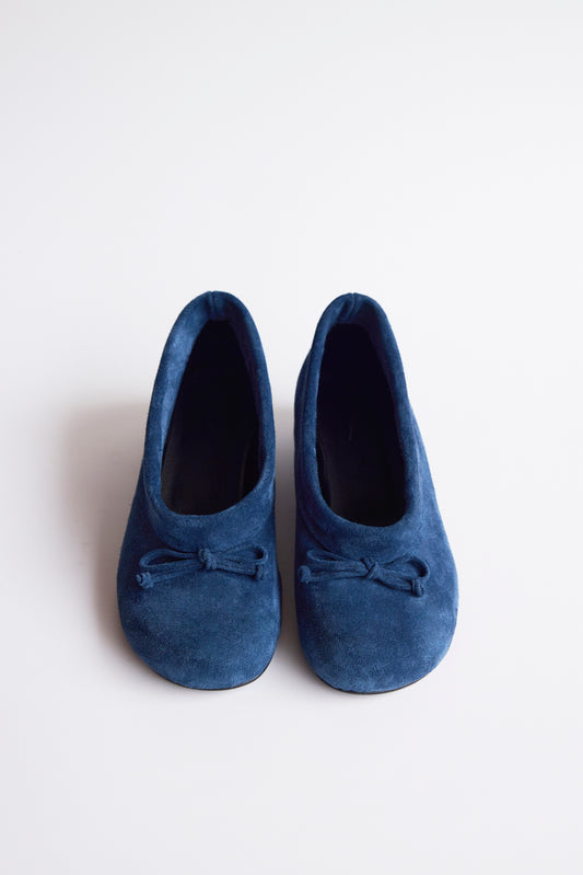 DUMPLING SHOE - SUEDE BLUE