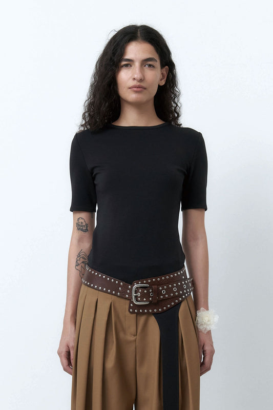 TAIL T (BLACK / WHITE)