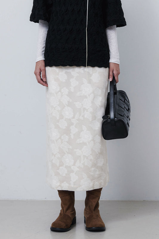 [EXCLUSIVE] JACQAURD H-SKIRT - FLOWER
