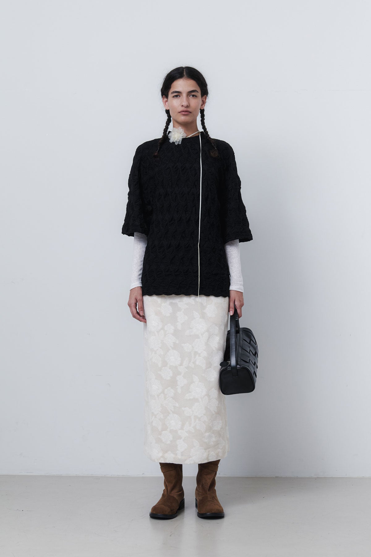 [EXCLUSIVE] JACQAURD H-SKIRT - FLOWER